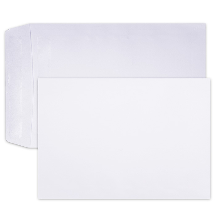 LEO B5 White Self Seal Envelopes – Open Short Side – Box of 500