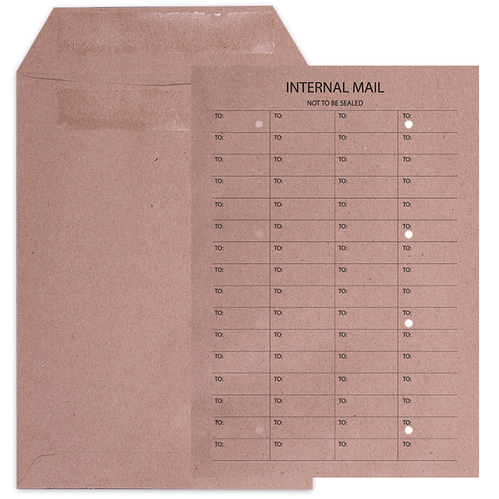 LEO B4 Manilla Printed Inter Mail Envelopes – Open Short Side – Box of 250