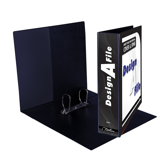 Treeline Design-A-File 2 D Ring 50mm Black