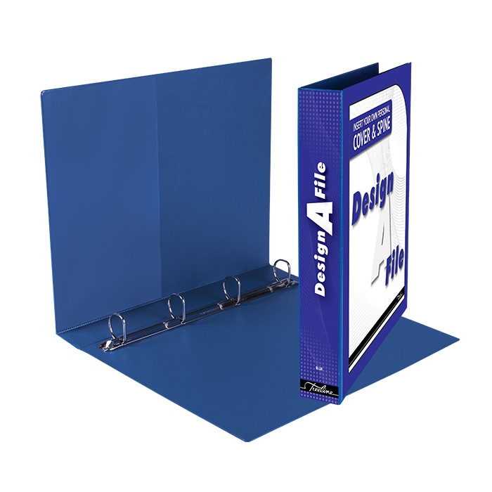 Treeline Design-A-File A4 4 D Ring 40mm White