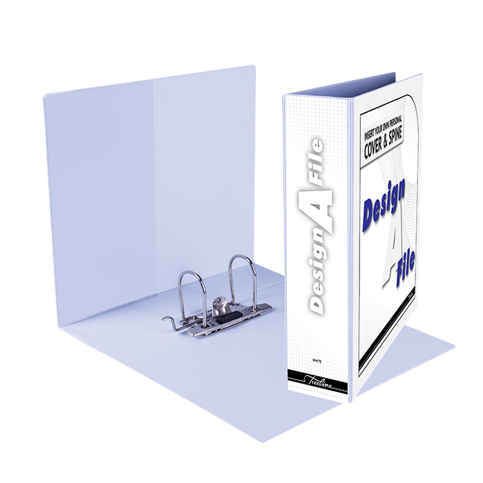A4 Design-A-File 70mm Lever Arch File White