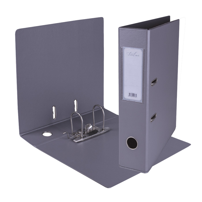 A4 Lever Arch File PVC Grey