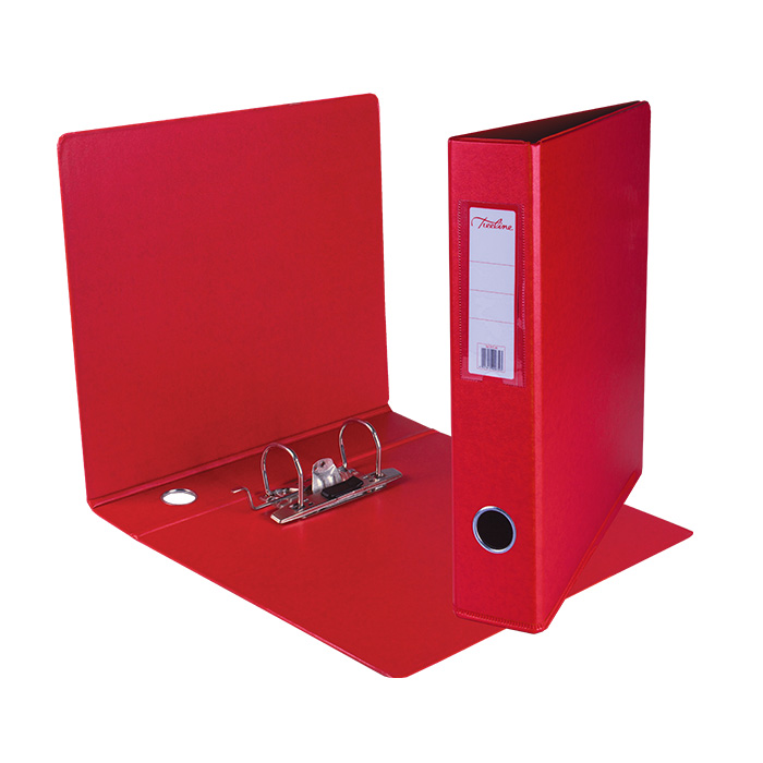 Treeline Lever Arch File A4 Mini Pvc Red – 40mm Spine