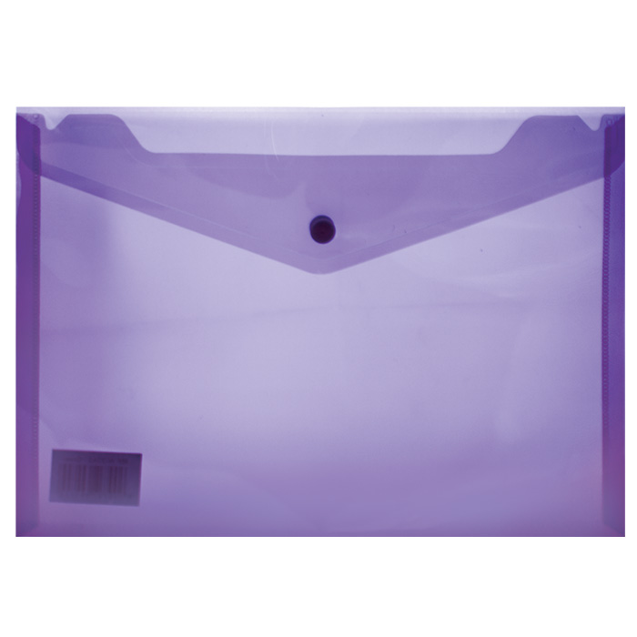A4 Purple PVC Carry Folder with Stud – Pack of 12