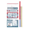 Red Transparent Index Press Tabs – 5 Strips per Pack Red Transparent Index Press Tabs – 5 Strips per Pack