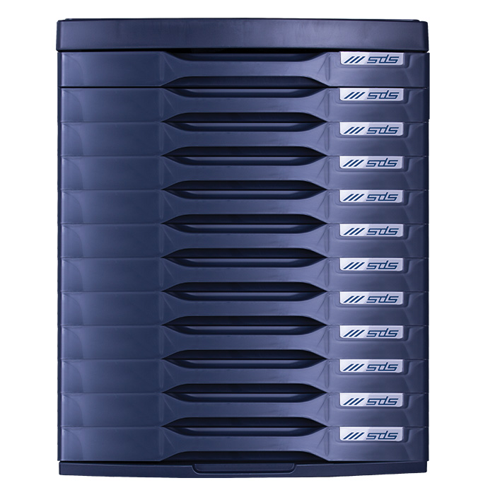 SDS – 12 Drawer Filing System – Anthracite Grey