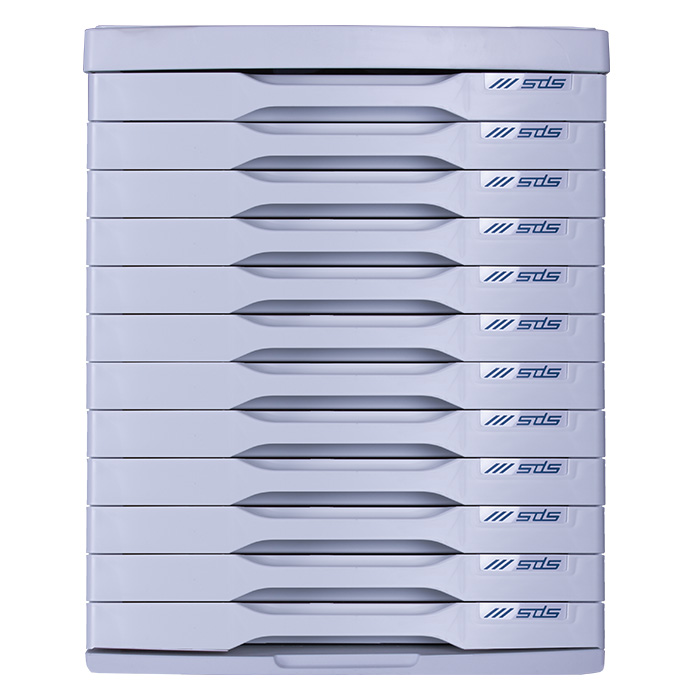 SDS – 12 Drawer Filing System – Egg Shell