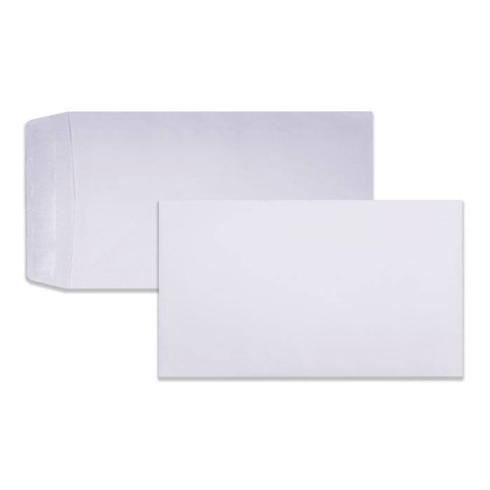 LEO 90 x 152mm White Gummed Envelopes – Open Long Side – Box of 500