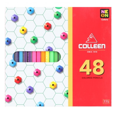Colleen Pencil Crayons – Box of 48 Assorted Colours