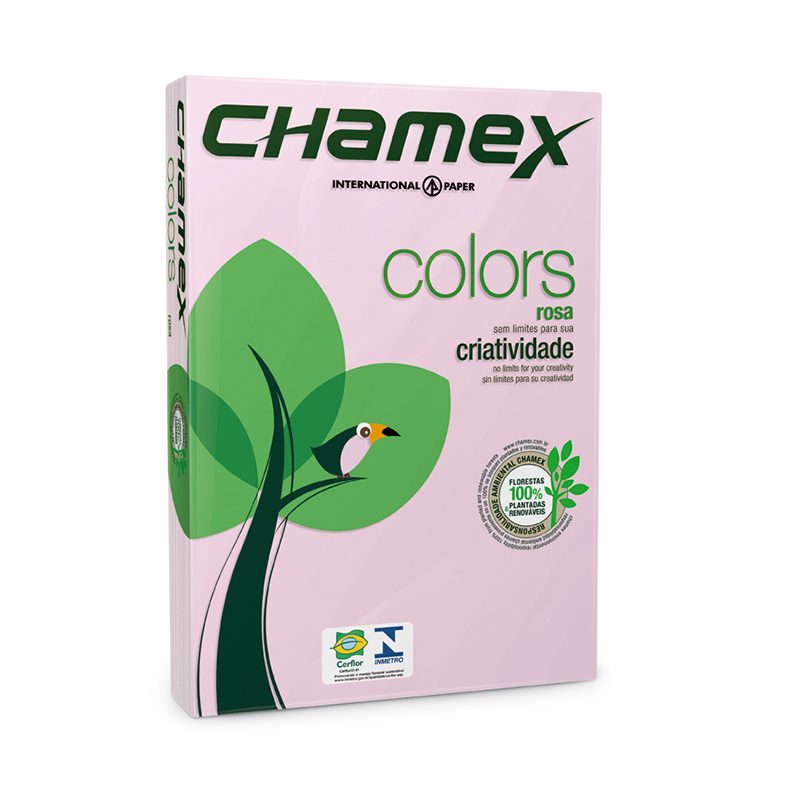 Chamex: A4 Tinted Colour Paper Ream – Pink (500 Sheets)