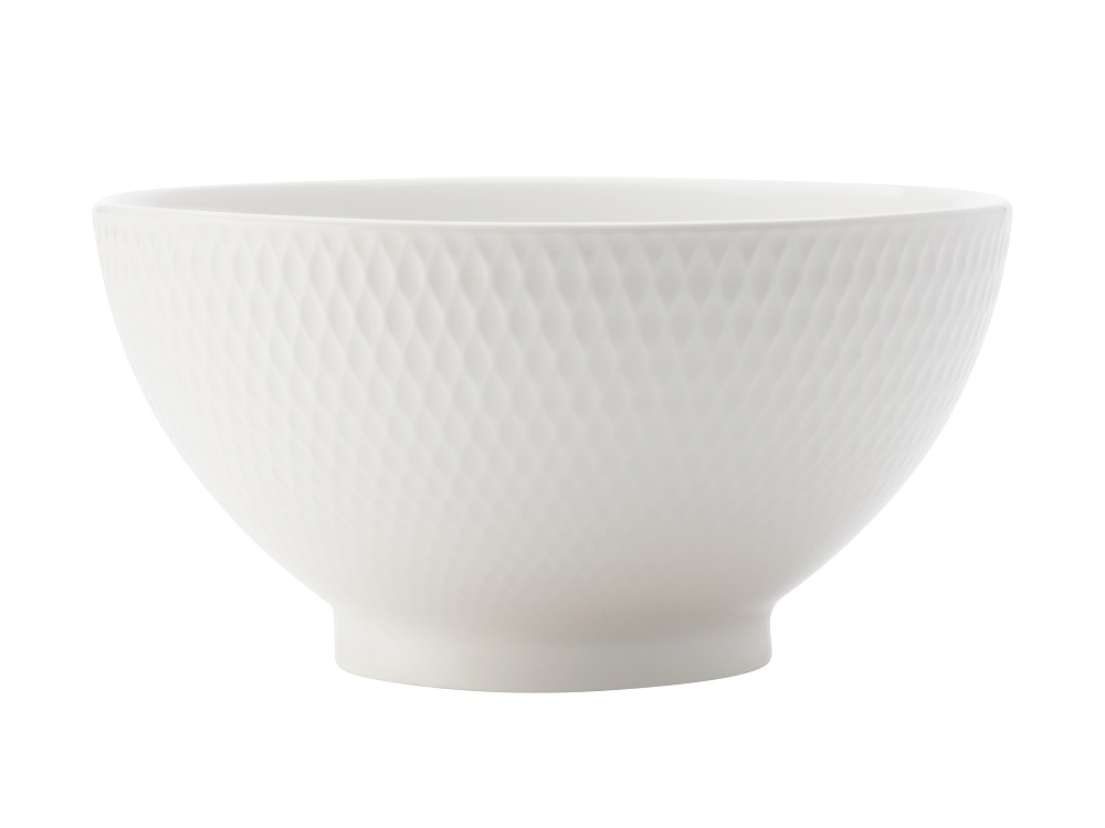 Maxwell & Williams – 15cm White Basics Diamonds Rice Bowl