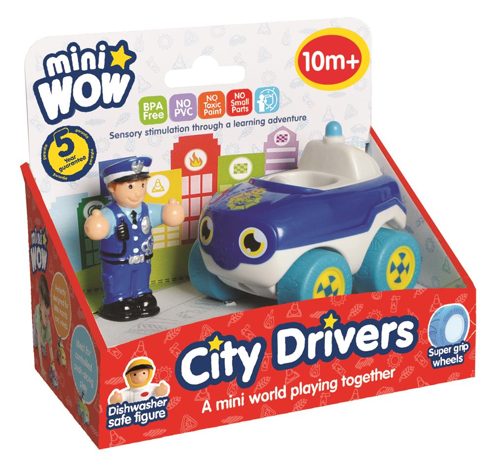 Wow Toys Mini Bobby the Police Car