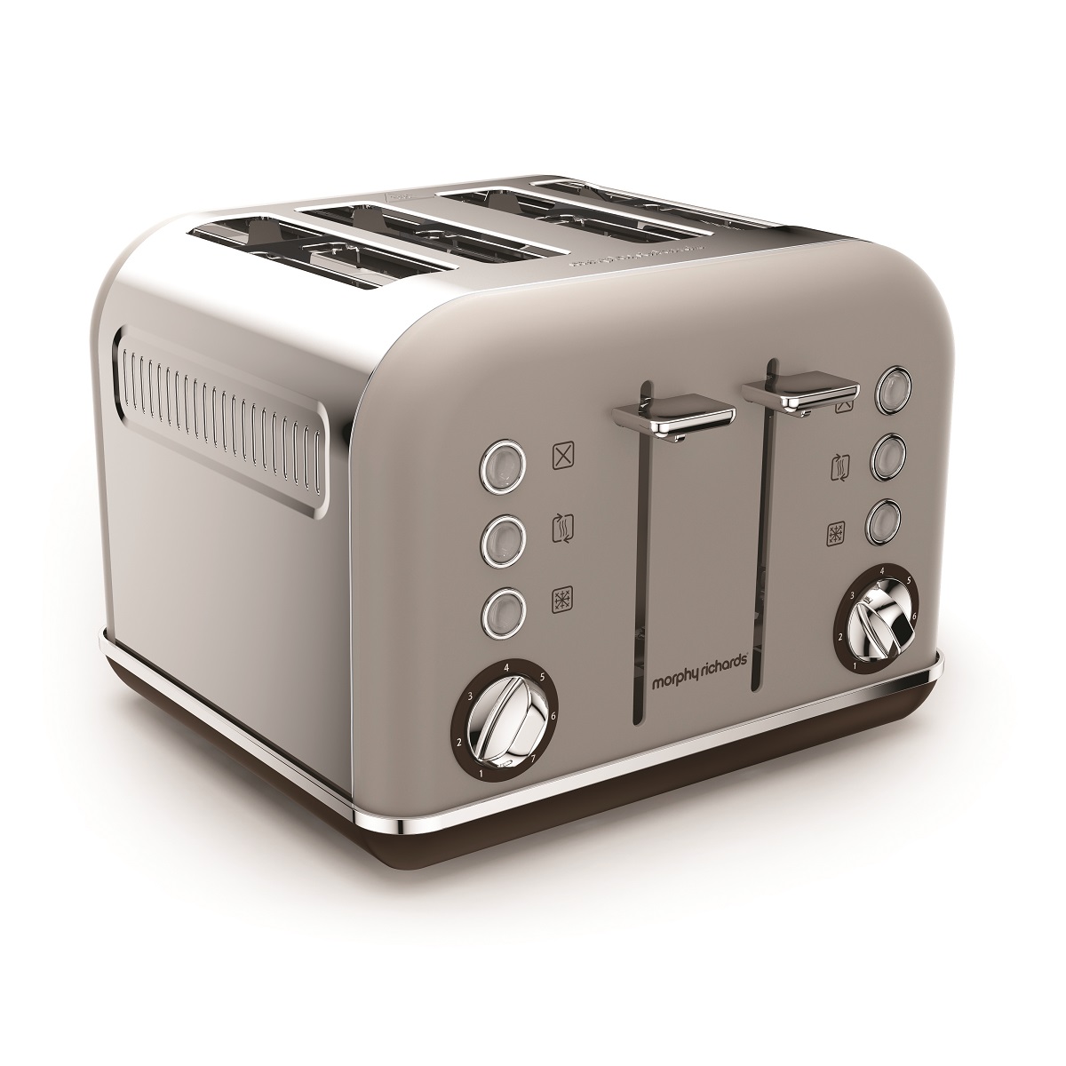Morphy Richards – 4 Slice 1800W Toaster – Pebble Accents