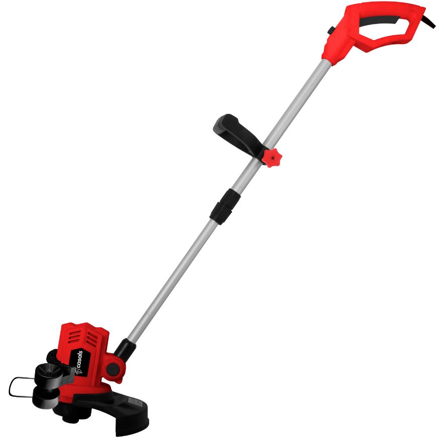 Casals – 550W Electric Grass Trimmer Aluminium Red 290mm