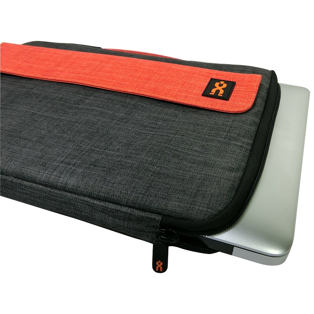 Case Pax 14.1″ Laptop Sleeve – Black/Orange