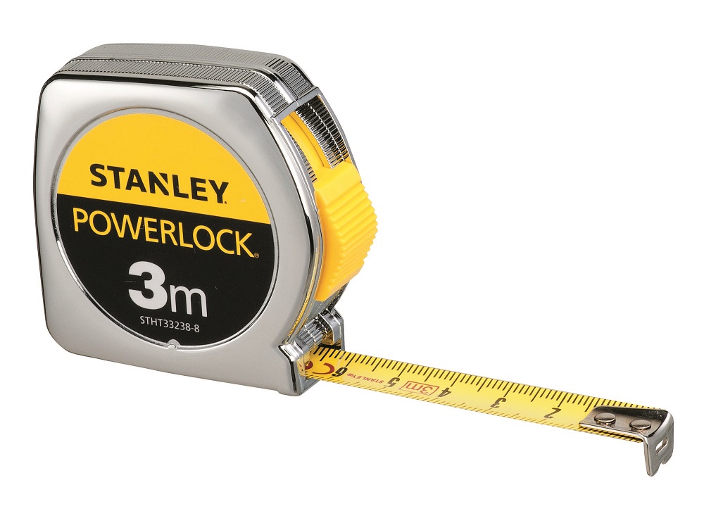 Stanley – Tape Power Lock – 3m x 1.3cm