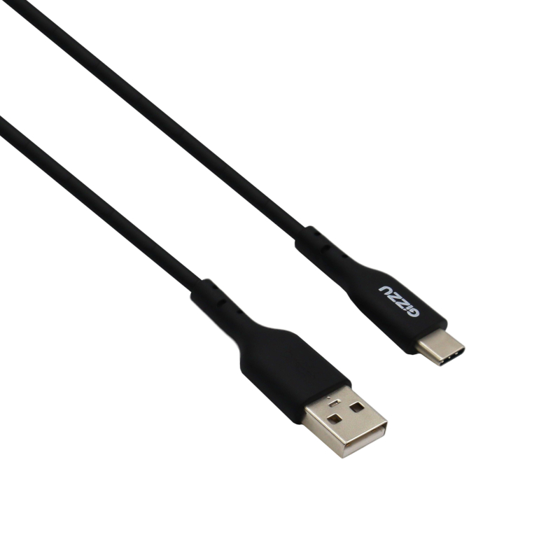 GIZZU USB2.0 A to USB-C 1m Cable – Black