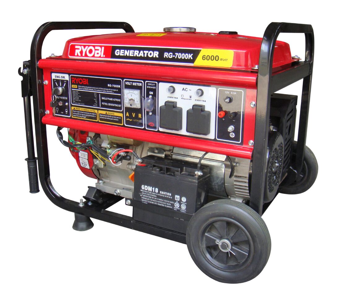 Ryobi – Generator – 4-Stroke – 6500W