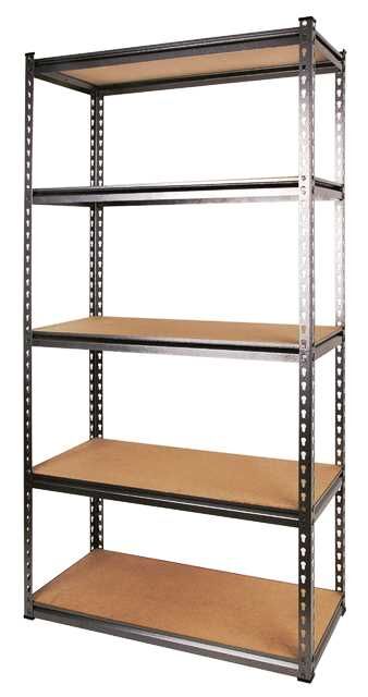 MTS – Steel Shelving / 5 Tier Steel Shelving 86.5 x 35.5 x 183cm