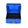 SourceDirect Steel Cash Money Box – Blue SourceDirect Steel Cash Money Box – Blue