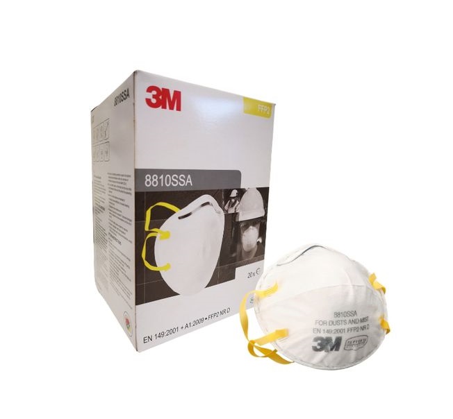 3M 8810 Dust Mask – White & Yellow