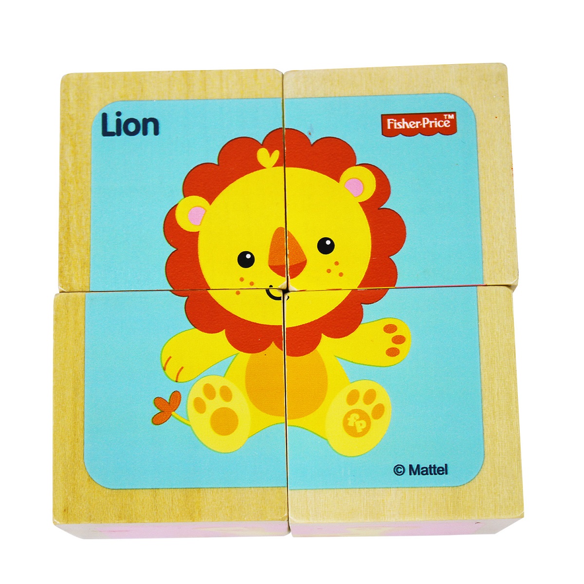 Fisher Price – Lion Block Puzzle – Turquoise
