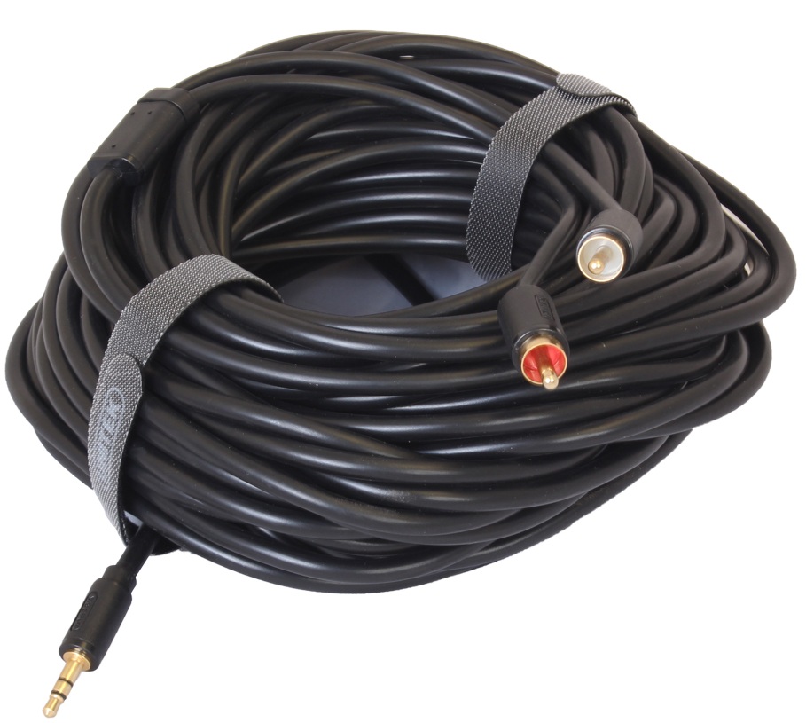 Parrot 3.5mm Audio Jack to Two Male RCA Cable – 20m