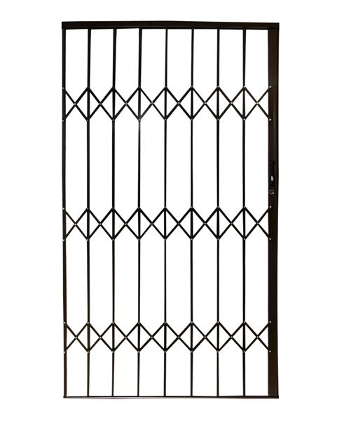 Armourdoor Alu Trellis Security Gate (1.45m x 2.1m) – Bronze