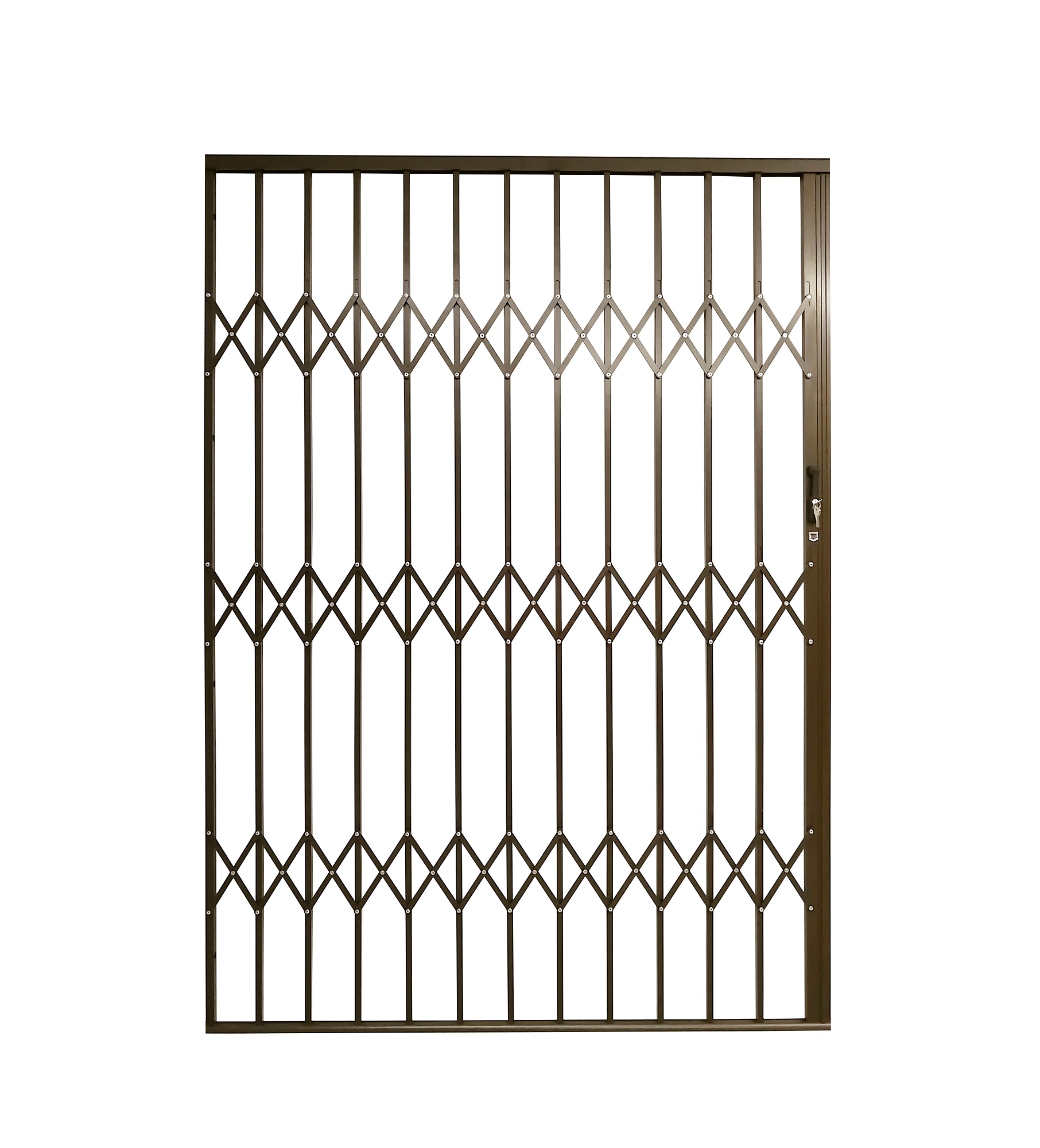 Armourdoor Alu Trellis 1.8m x 2.1m Security Gate – Bronze