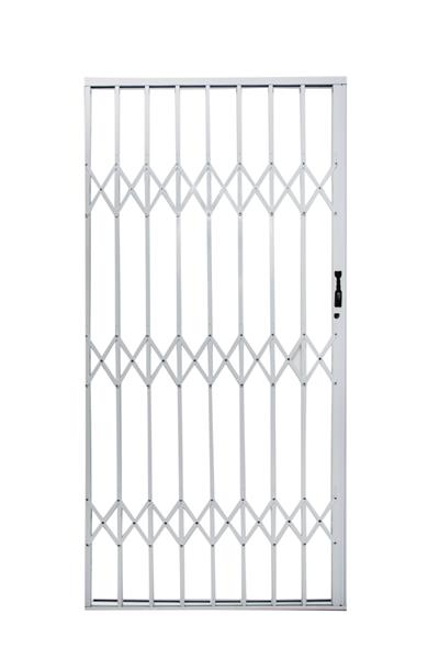 Armourdoor Alu Trellis Security Gate (1m x 2.1m) – White
