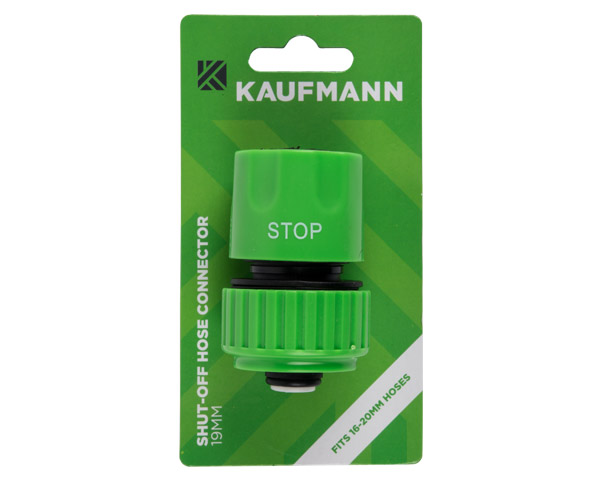 Kaufmann Shut Off Hose Connector – 20mm
