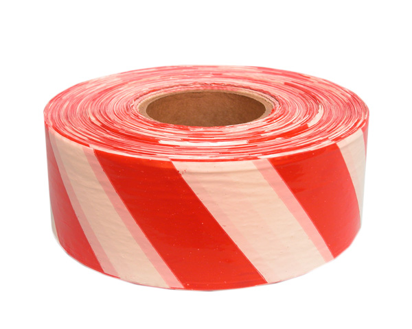 Barrier Tape – Red & White (75mm x 100m – Pack of 2)