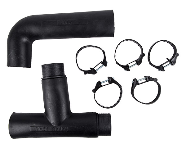 Double Bowl Rubber Sink Trap – 38 x 300mm