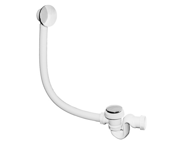 Wirquin Quik Clack Chrome Plated Bath Trap & Waste