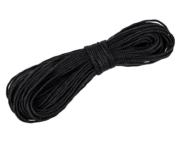 Green Wood Shade Netting Lacing Cord – Black (2.5mm x 200m)