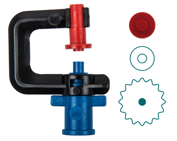 Rainjet Red 360D Mister Micro Head – 1.3mm