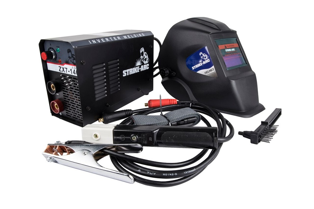 Strike Arc – 140Amp Inverter Welder with Helmet