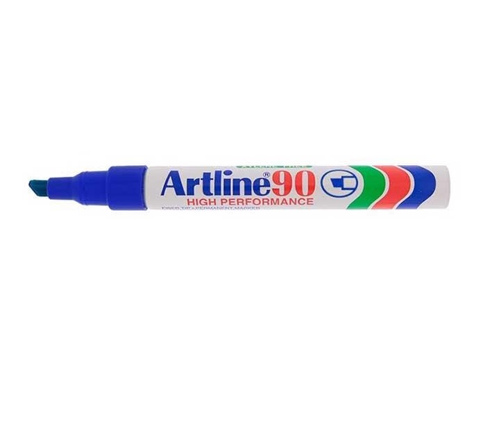 Artline – EK 90 Chisel Point Permanent Marker 2.5mm – Blue