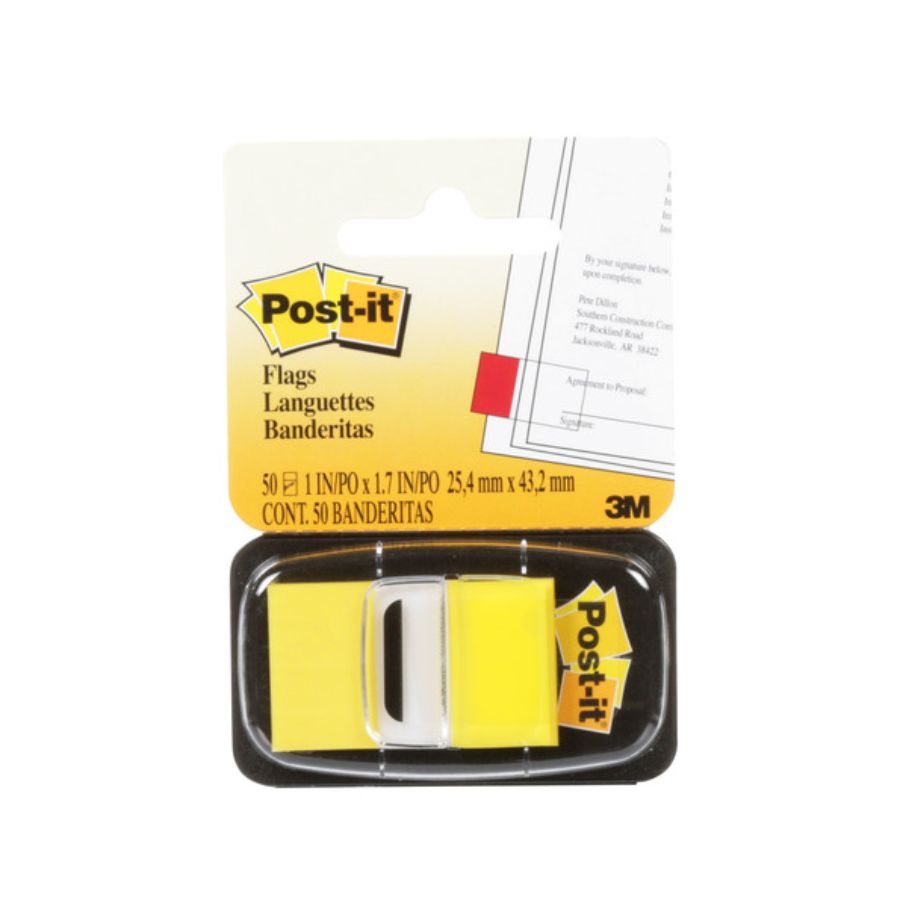 3M Post-it Flag Yellow / 50 Flags per pack
