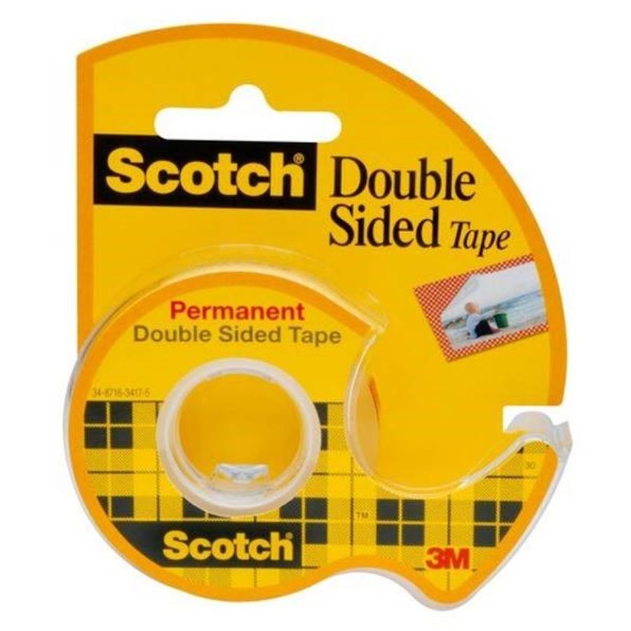 3M Scotch Double Sided Tape – with Plastic Dispenser