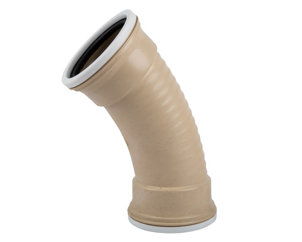 Agrinet Southpro 45 Degree SABS Underground Waste Bend – 110mm