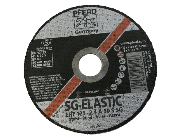 Pferd Flat Steel Cutting Wheel – 125mm SG