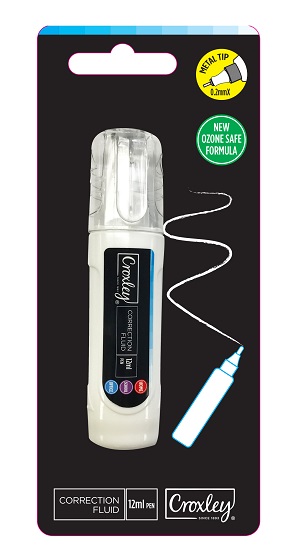 Croxley: Correction Fluid Pen – 12ml