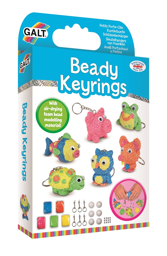 Galt Beady Keyrings Set