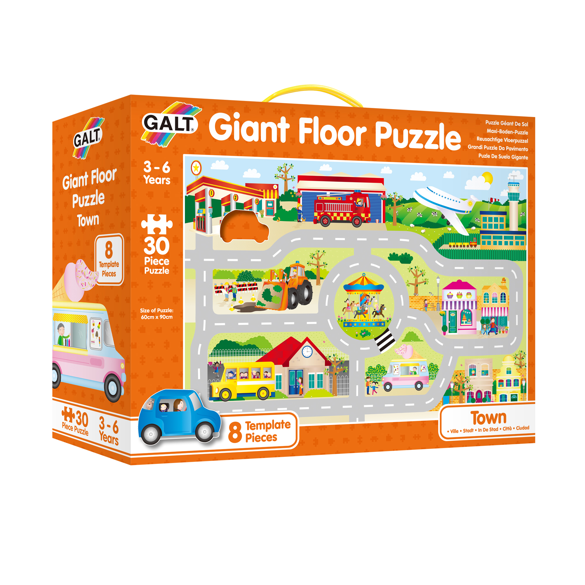 Galt Giant Floor Puzzle Town