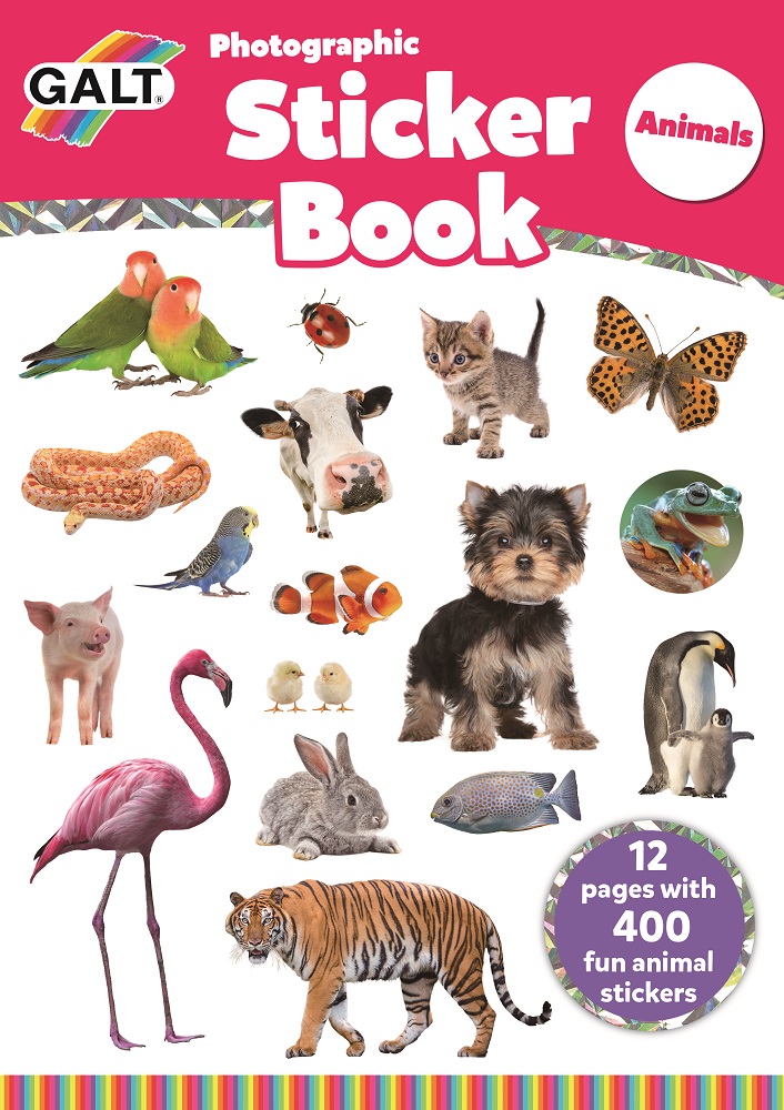 Galt Photographic Sticker Book – Animals