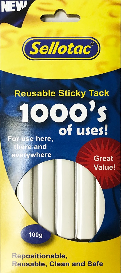 Sellotac Sticky Tack – 100g
