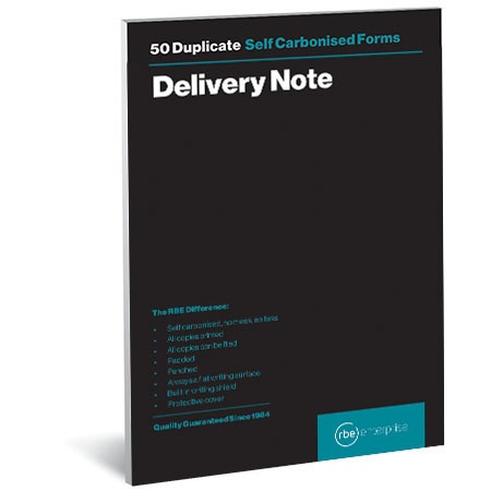 RBE: Delivery Note Duplicate Book – A5