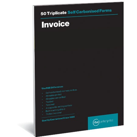 RBE: Triplicate Book Invoice – A5