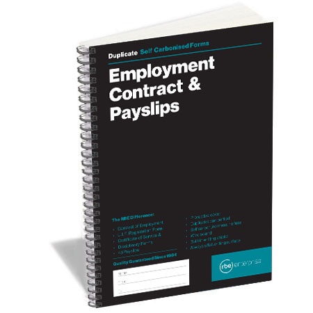 RBE: Employment Contract & 48 Payslip Book – Duplicate